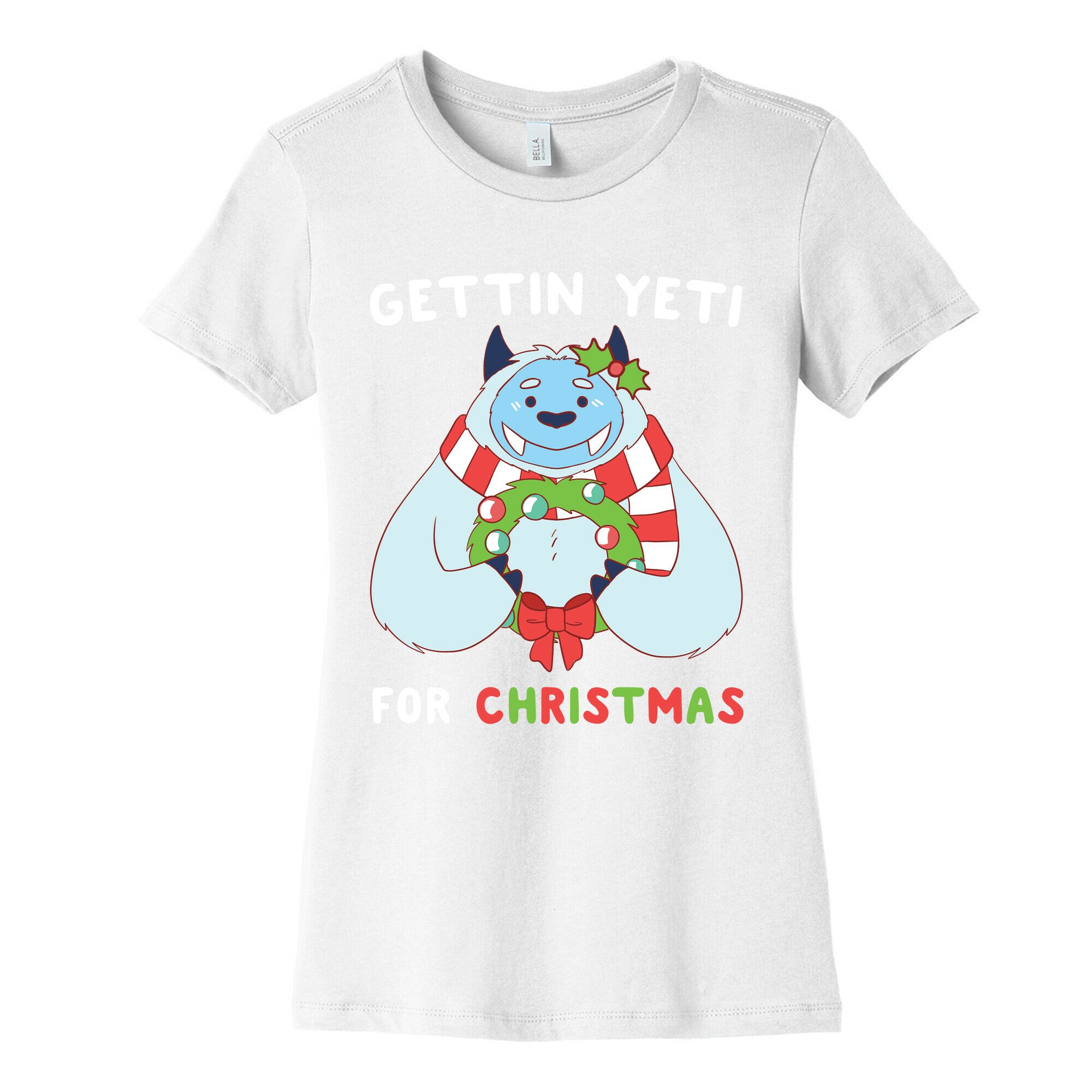 Gettin' Yeti for Christmas  Women's Cotton Tee